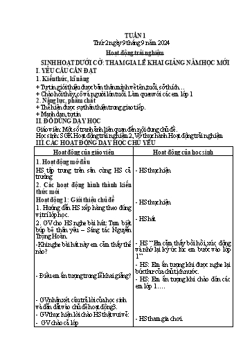 Giáo án các môn 2 - Tuần 1 - Năm học 2024-2025 - Mai Thị Thuận