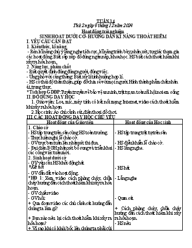 Giáo án các môn 2 - Tuần 14 - Năm học 2024-2025 - Mai Thị Thuận