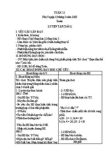 Giáo án các môn 2 - Tuần 22 - Năm học 2024-2025 - Mai Thị Thuận