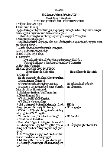 Giáo án các môn Lớp 2 - Tuần 5 - Năm học 2024-2025