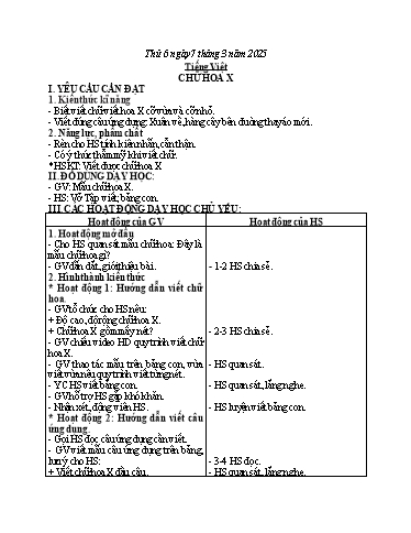 Giáo án Tiếng Việt + Toán + Hoạt động trải nghiệm 2 - Tuần 25 - Năm học 2024-2025