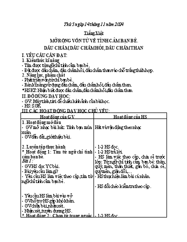 Kế hoạch bài dạy các môn Lớp 2 - Tuần 10 - Năm học 2024-2025 - Đoàn Thị Hường