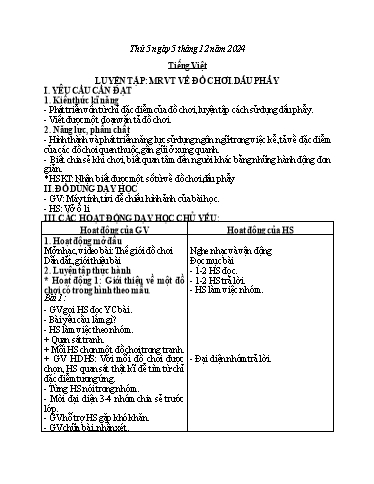 Kế hoạch bài dạy các môn Lớp 2 - Tuần 13 - Năm học 2024-2025 - Đoàn Thị Hường