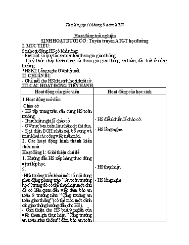 Kế hoạch bài dạy các môn Lớp 2 - Tuần 2 - Năm học 2024-2025