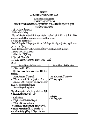 Kế hoạch bài dạy các môn Lớp 2 - Tuần 22 - Năm học 2024-2025 - Mai Thị Thuận