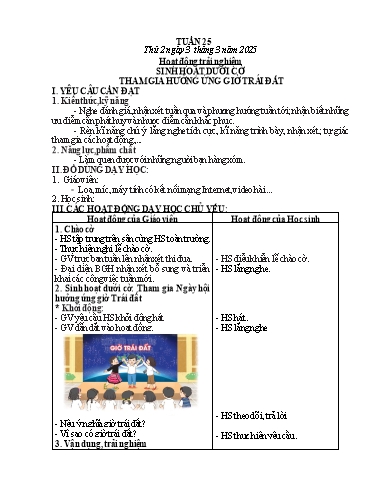 Kế hoạch bài dạy các môn Lớp 2 - Tuần 25 - Năm học 2024-2025 - Mai Thị Thuận