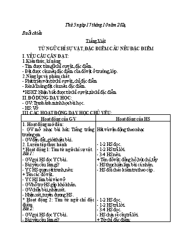 Kế hoạch bài dạy các môn Lớp 2 - Tuần 6 - Năm học 2024-2025 - Đoàn Thị Hường